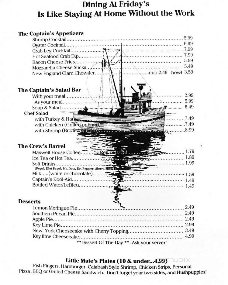 Friday's 1890 Seafood & BBQ - New Bern, NC