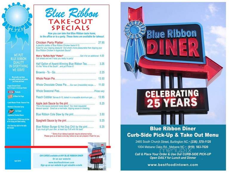 Blue Ribbon Diner - Burlington, NC