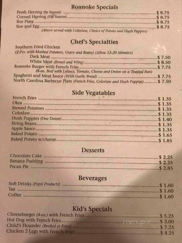 Rover's Edge Restaurant - Jamesville, NC