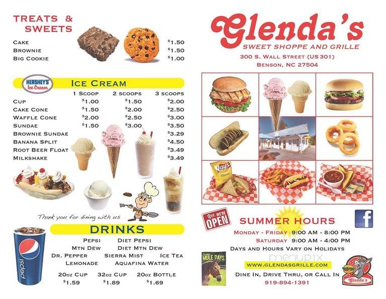 Glenda's Sweet Shoppe & Grille - Benson, NC