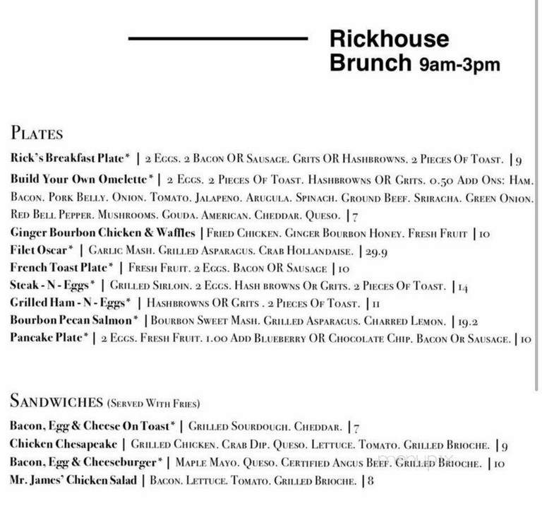 The Rickhouse American Provisions and Spirits - Greenville, NC