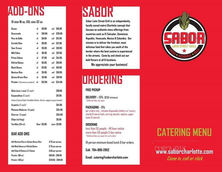 Sabor Latin Street Grill - Fort Mill, SC