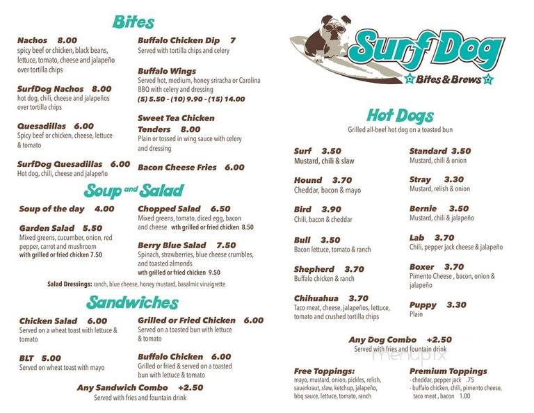 SurfDog Bites and Brews - Surf City, NC