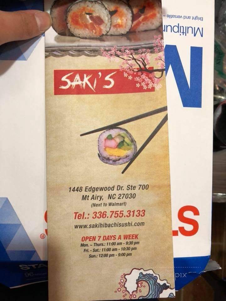 Saki Hibachi and Sushi - Mount Airy, NC