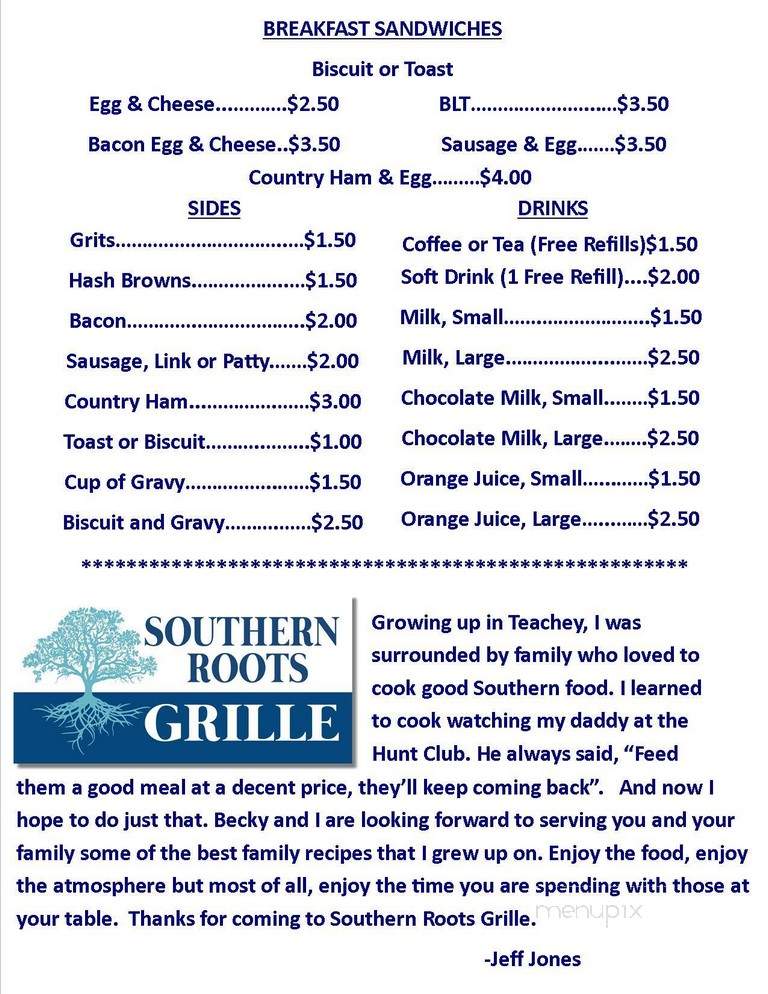 Southern Roots Grille - Holly Ridge, NC