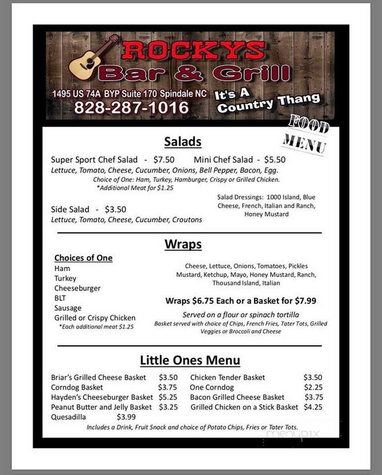 Rocky's Bar & Grill - Spindale, NC