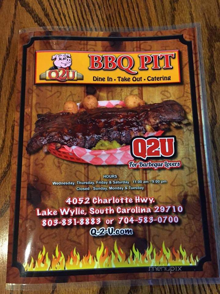 Q2U BBQ Pit and Catering - Lake Wylie, SC