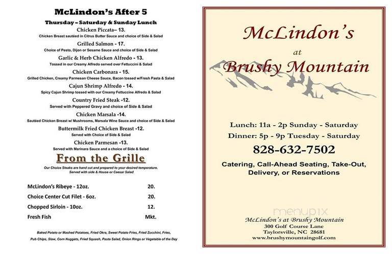 McLindon's Restaurant - Taylorsville, NC