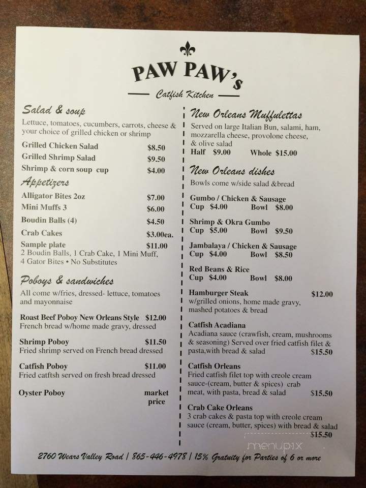 PawPaw's Kajun Kitchen - Sevierville, TN