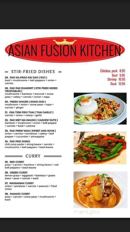 Asian Fusion Kitchen - Morganton, NC