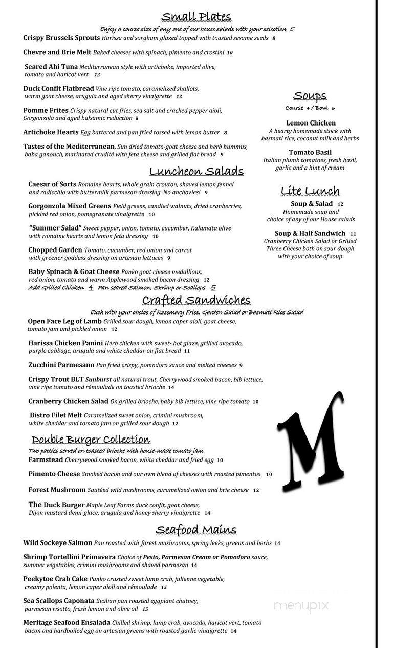 Meritage Bistro - Highlands, NC