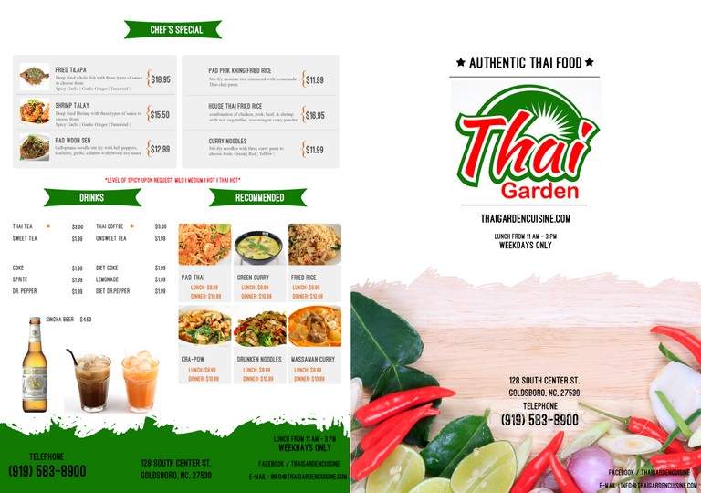 Thai Garden Cuisine - Goldsboro, NC