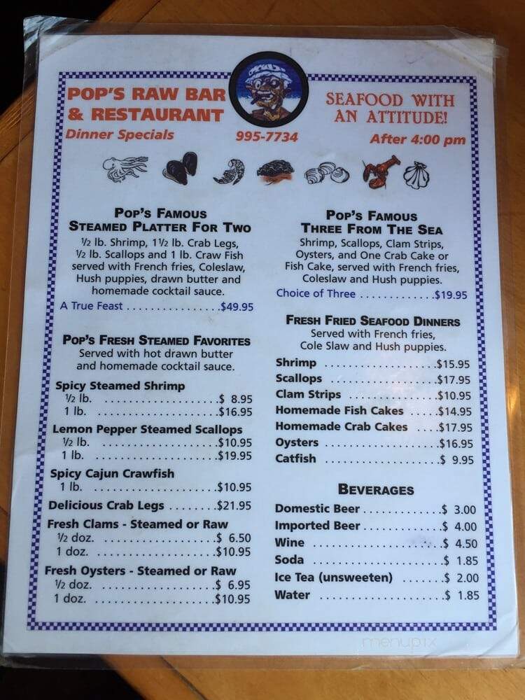 Pop's Raw Bar - Buxton, NC