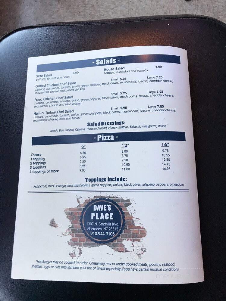 Dave's Place - Aberdeen, NC