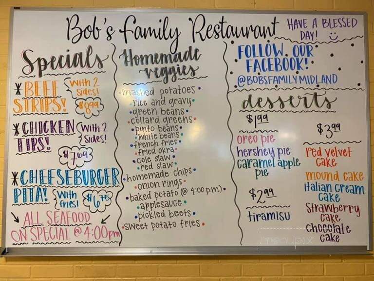 Bob's Restaurant - Midland, NC