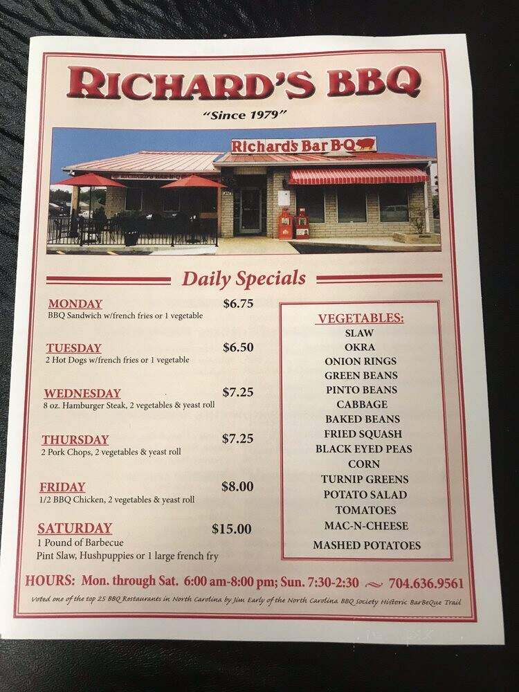 Richard's Bar-B-Que - Salisbury, NC