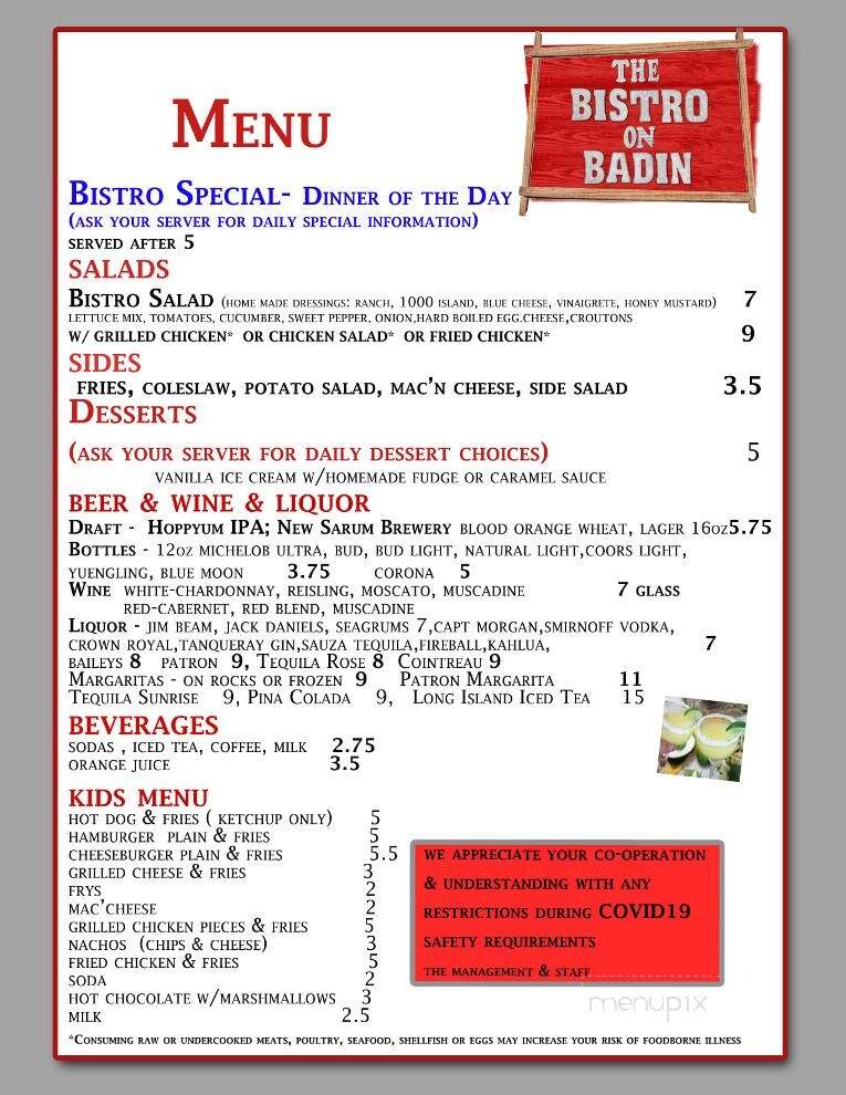 The Bistro on Badin - New London, NC