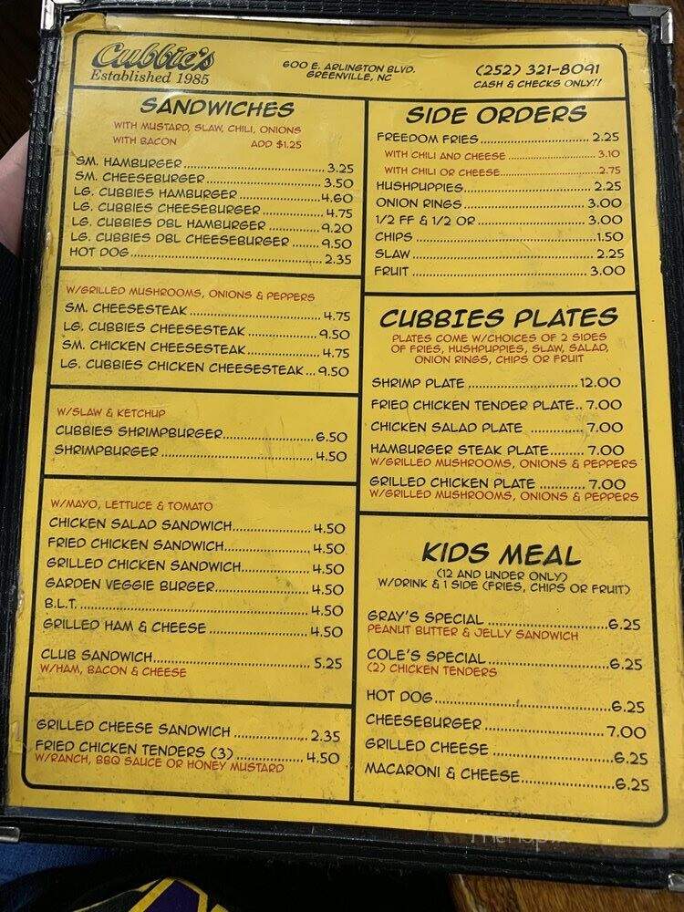 Cubbie's - Greenville, NC