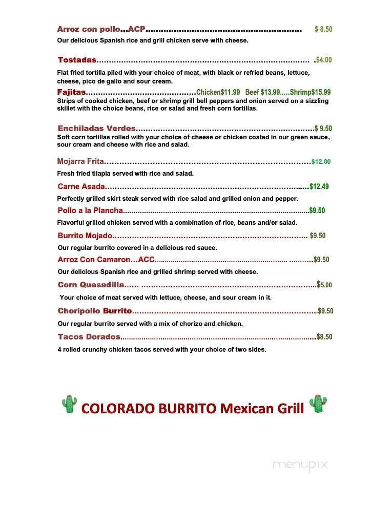 The Colorado Burrito - Mebane, NC