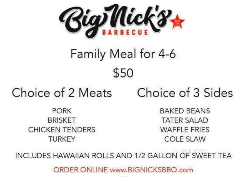 Big Nicks BBQ - Murphy, NC