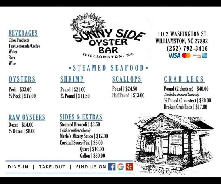 Sunnyside Oyster Bar - Williamston, NC