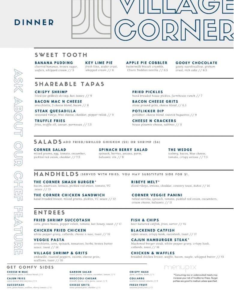 Village Corner Comfort Kitchen & Bar - CONCORD, NC