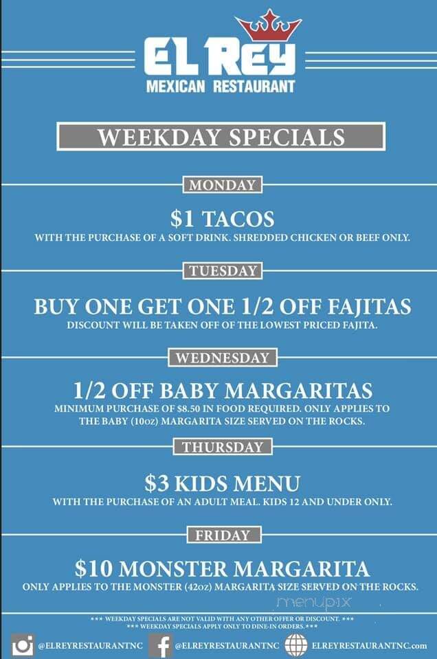 El Rey Mexican Bar & Grill - Lincolnton, NC