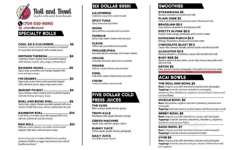 Roll and Bowl - Albemarle, NC