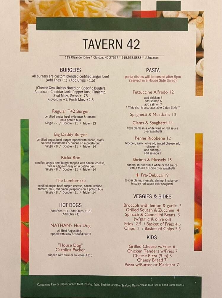 Tavern 42 - Clayton, NC