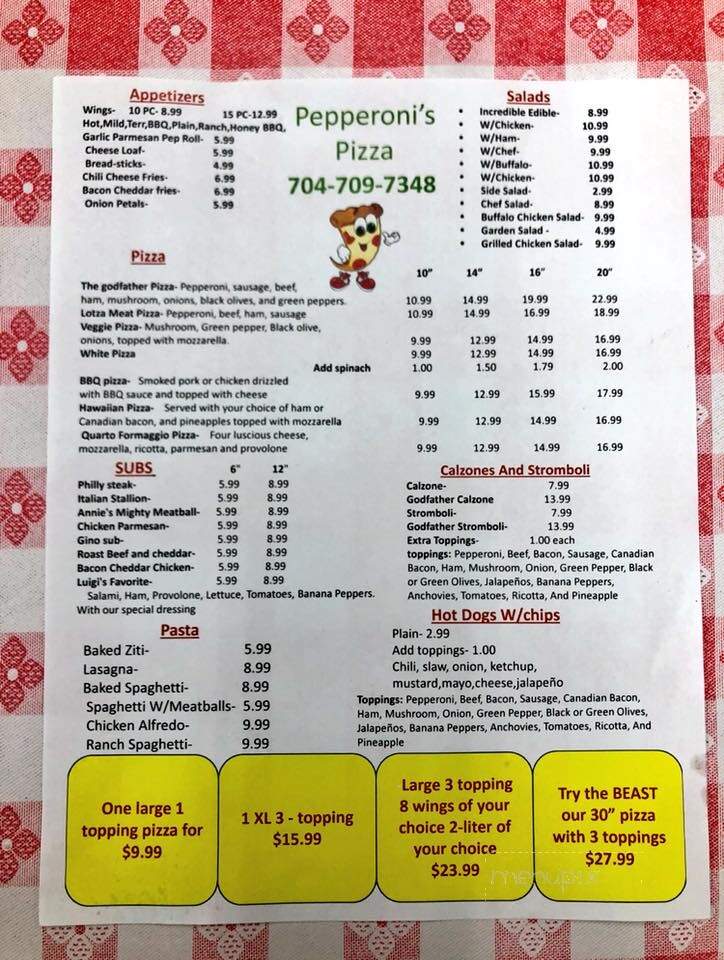 Pepperoni's Pizza - Monroe, NC