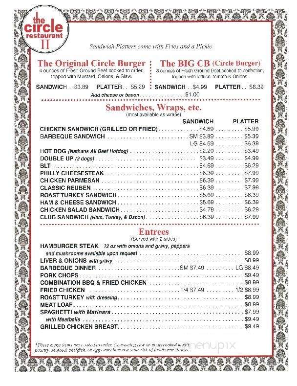 Circle Restaurant II - Elizabeth City, NC