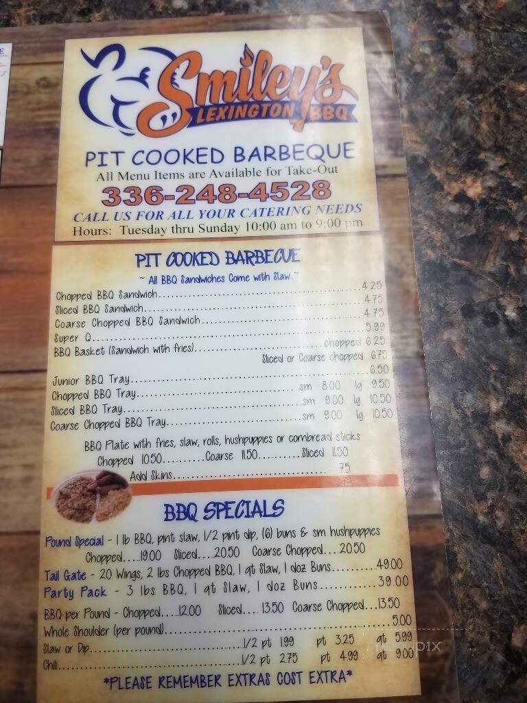 Smiley's Lexington BBQ - Lexington, NC