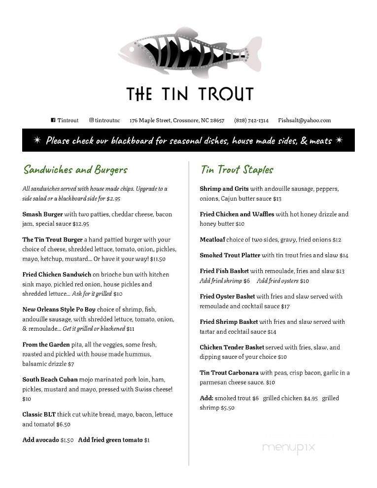 The Tin Trout - Newland, NC