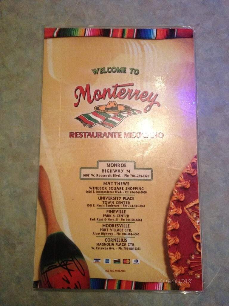 Monterrey Mexican Restaurant - Monroe, NC