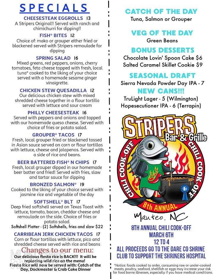 Stripers Bar & Grill - Manteo, NC