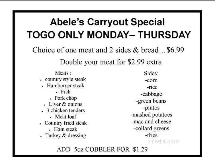 Abele's Family Restaurant - Morganton, NC