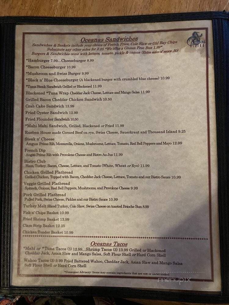 Oceana's Bistro - Avon, NC