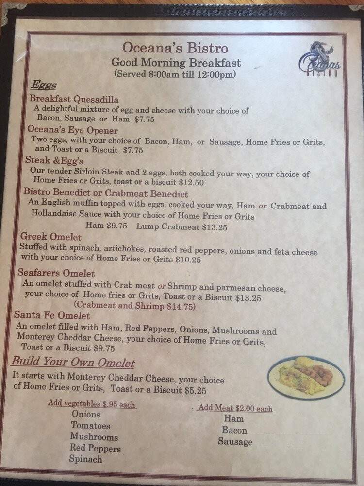 Oceana's Bistro - Avon, NC