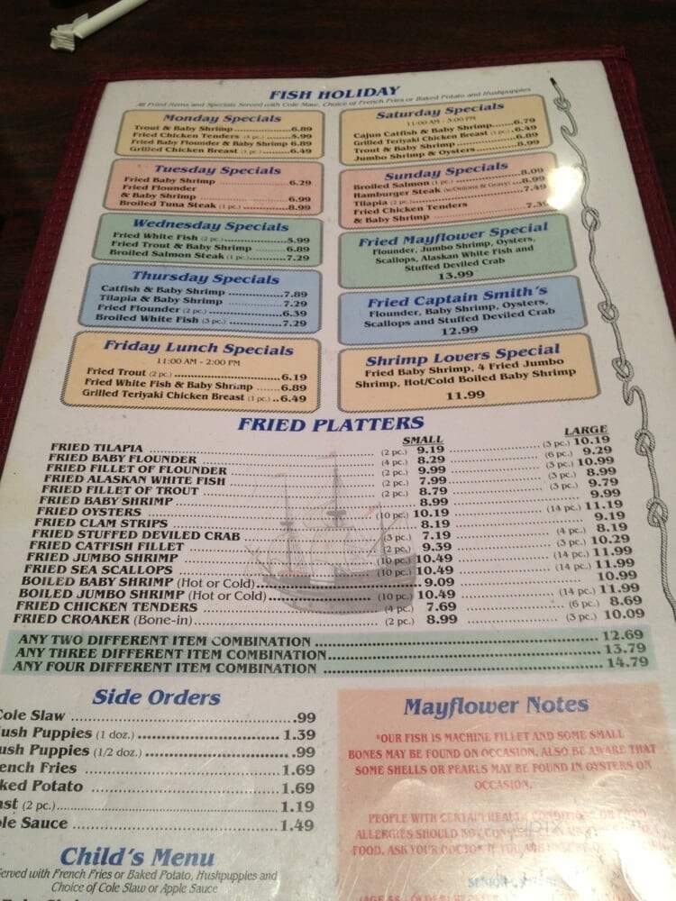 Mayflower Seafood Restaurant - Rocky Mount, NC