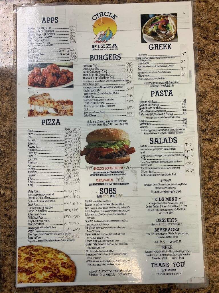 Circle Pizza - Emerald Isle, NC