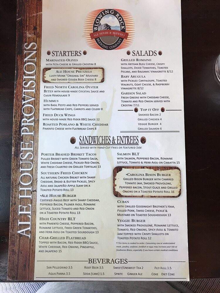 Blowing Rock Brewing Co. - Blowing Rock, NC