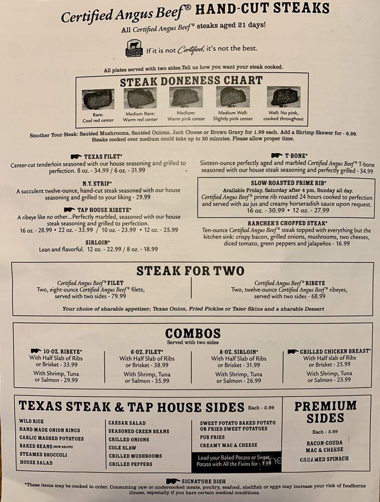 Texas Steak & Tap House - Lexington, NC