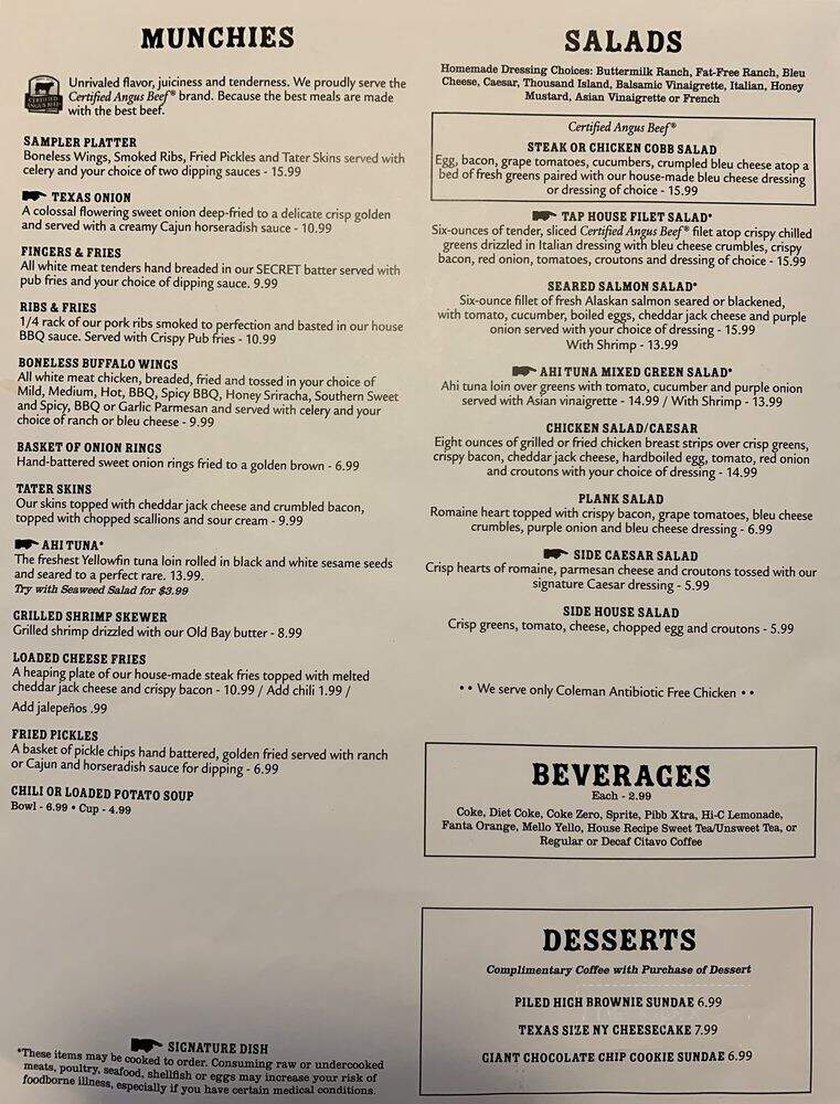 Texas Steak & Tap House - Lexington, NC