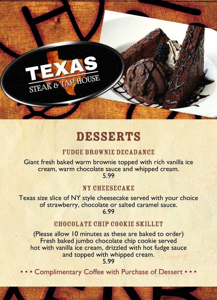 Texas Steak & Tap House - Lexington, NC