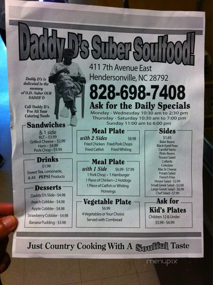 Daddy D's Suber Soulfood - Hendersonville, NC