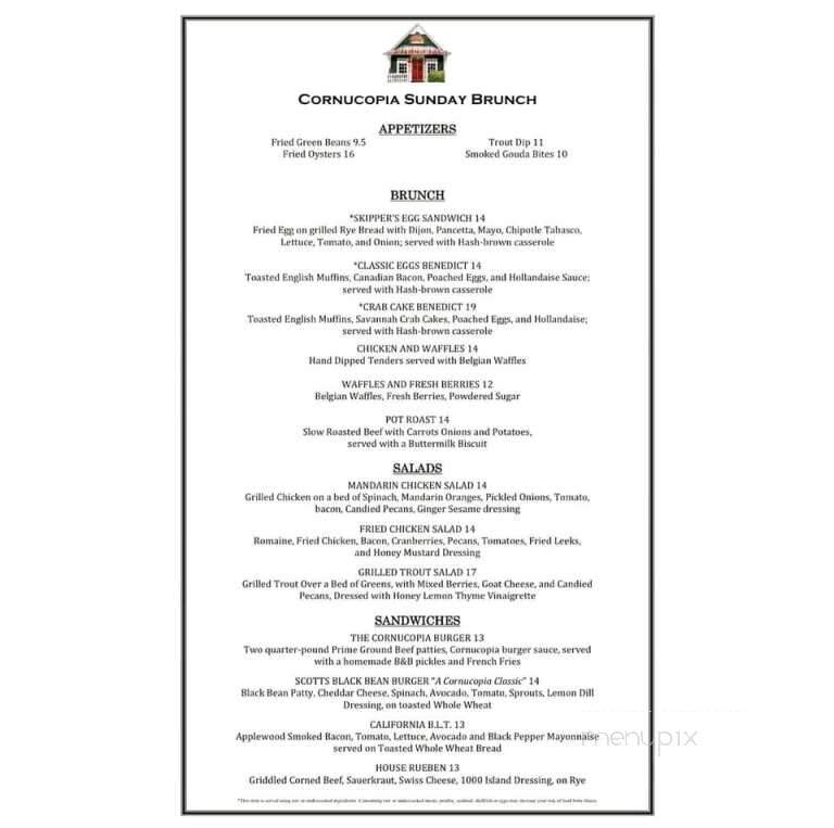 Cornucopia Restaurant - Cashiers, NC