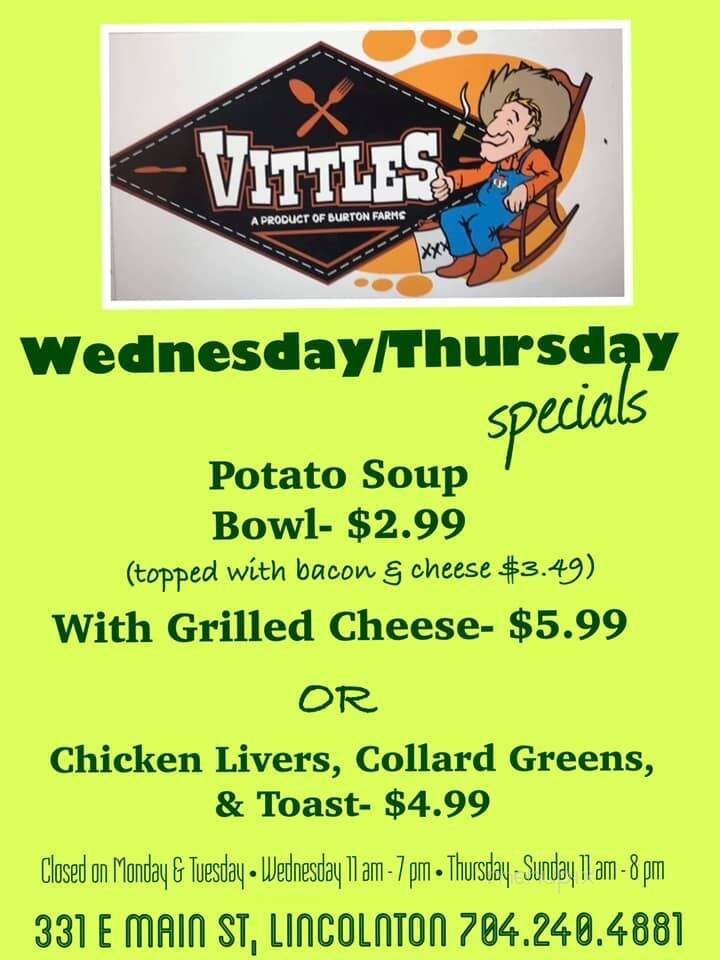 Vittles - Lincolnton, NC