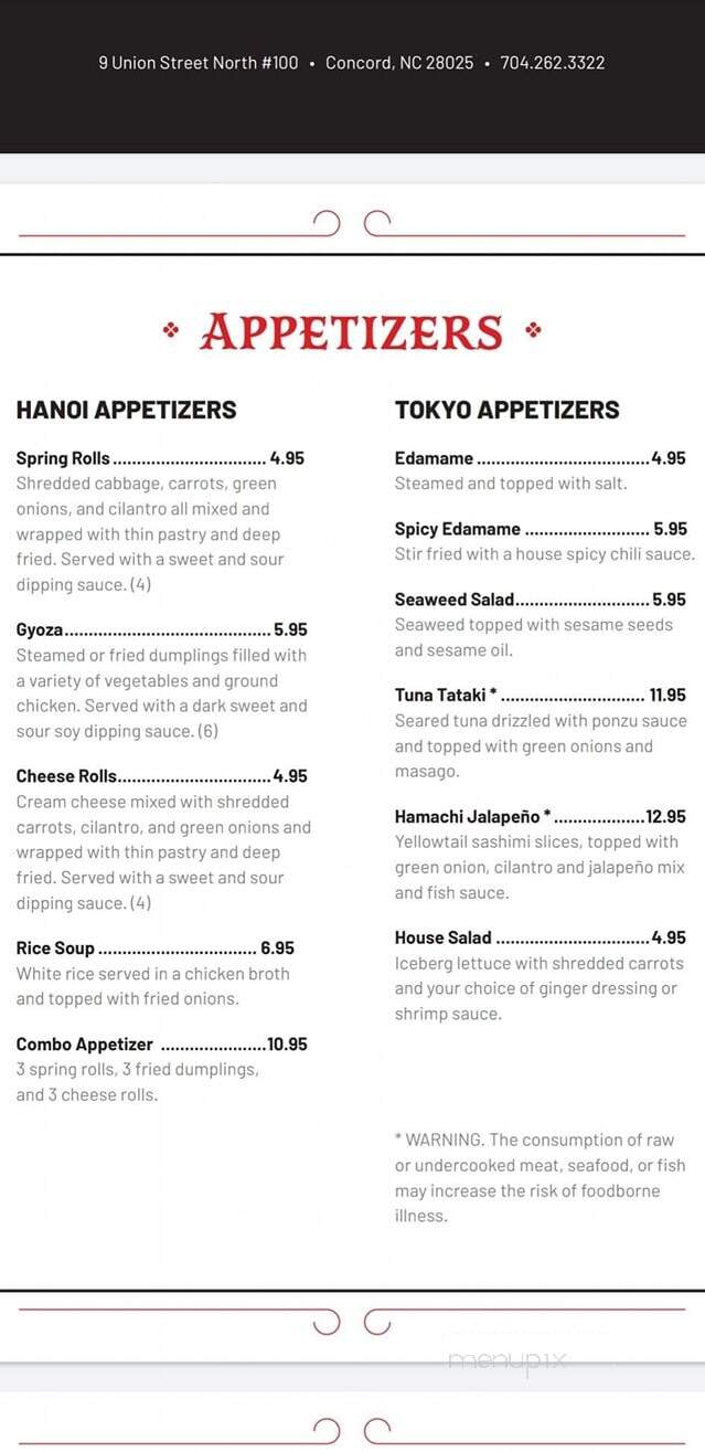 Tokyo Hanoi Fusion - Concord, NC