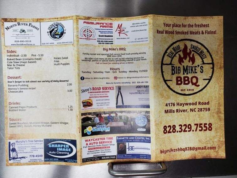 Big Mike's BBQ - Mills River, NC