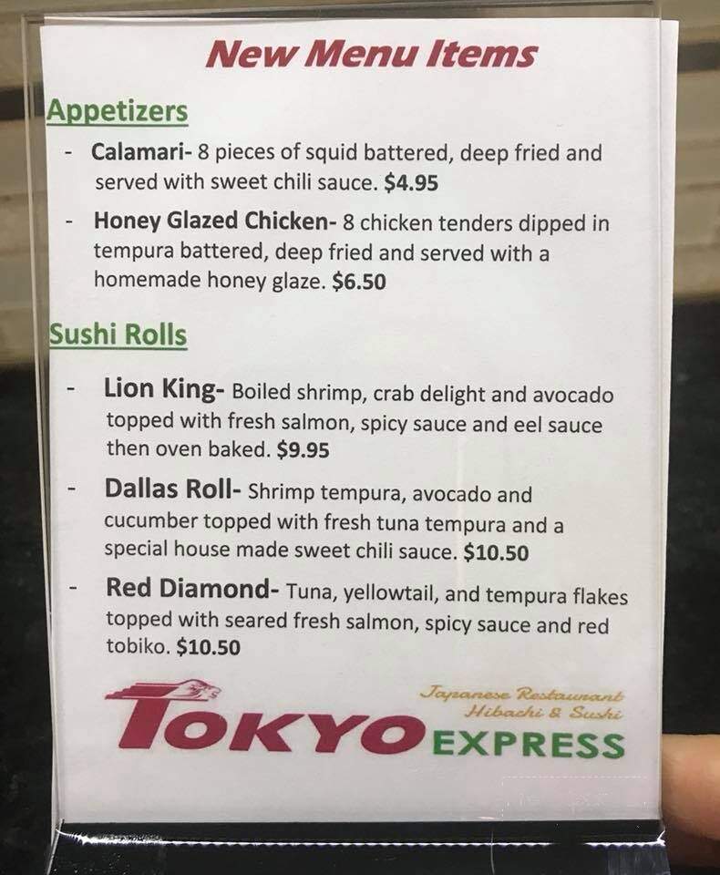 Tokyo Express - Asheboro, NC